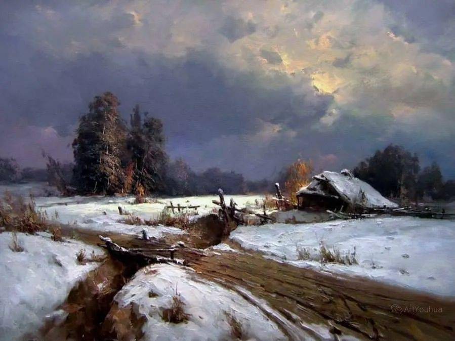 80后乌克兰画家的乡村风景真的太美了