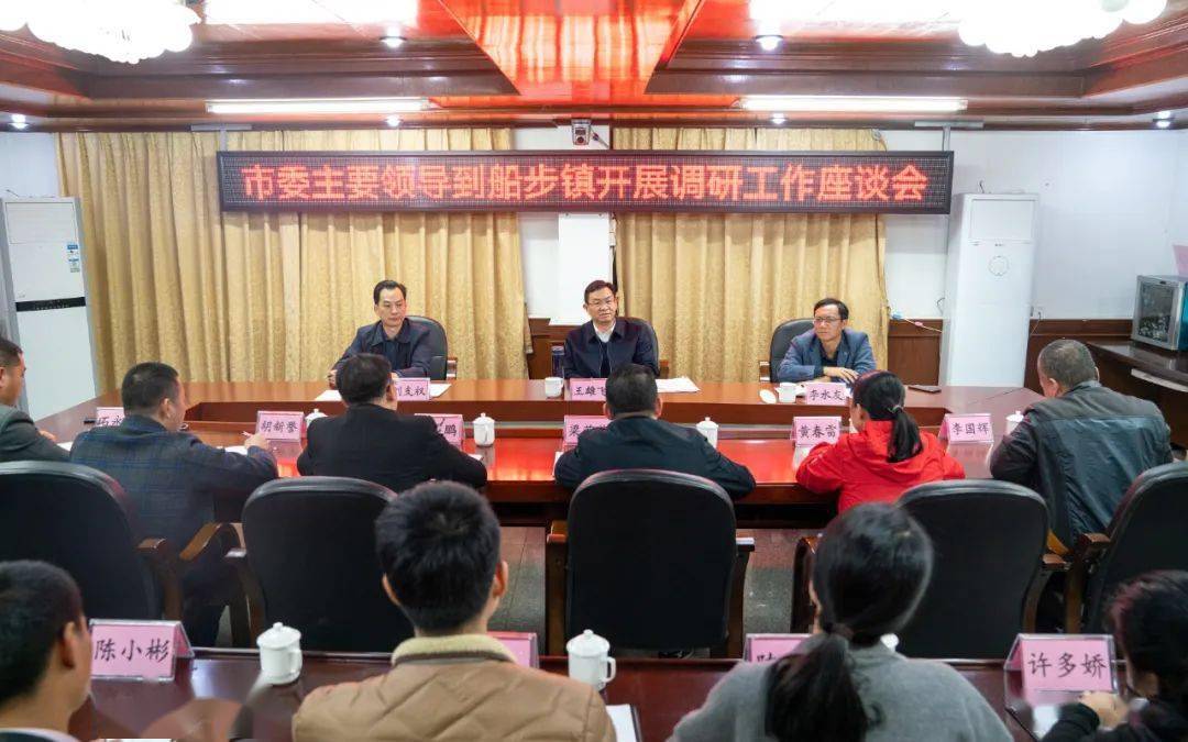 67王雄飞到船步镇调研