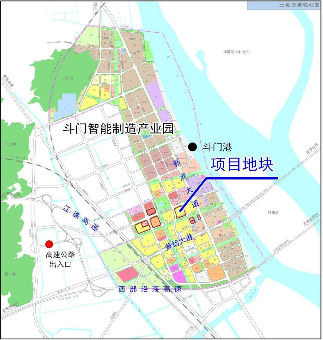 珠海市斗门区规划图图片