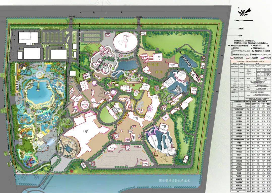 建设工程规划许可和工程设计方案《杭州湾融创文旅城——水陆乐园(陆