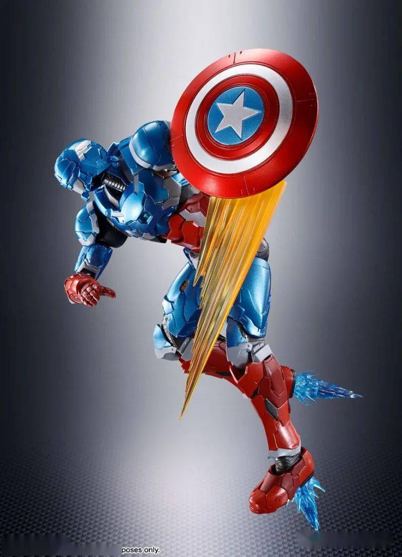 h.f tech-on avengers 美国队长 官图更新_合作_钢铁侠_盾牌