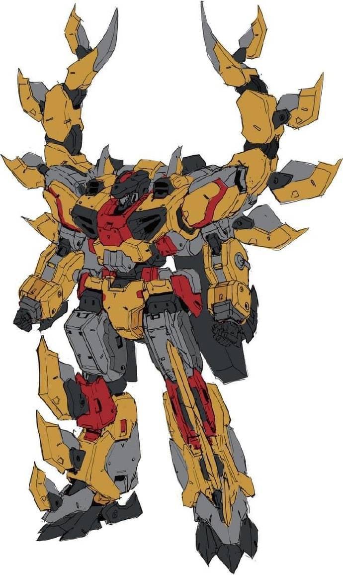 藏玩阁变形金刚恐龙设定图大家感觉怎么样