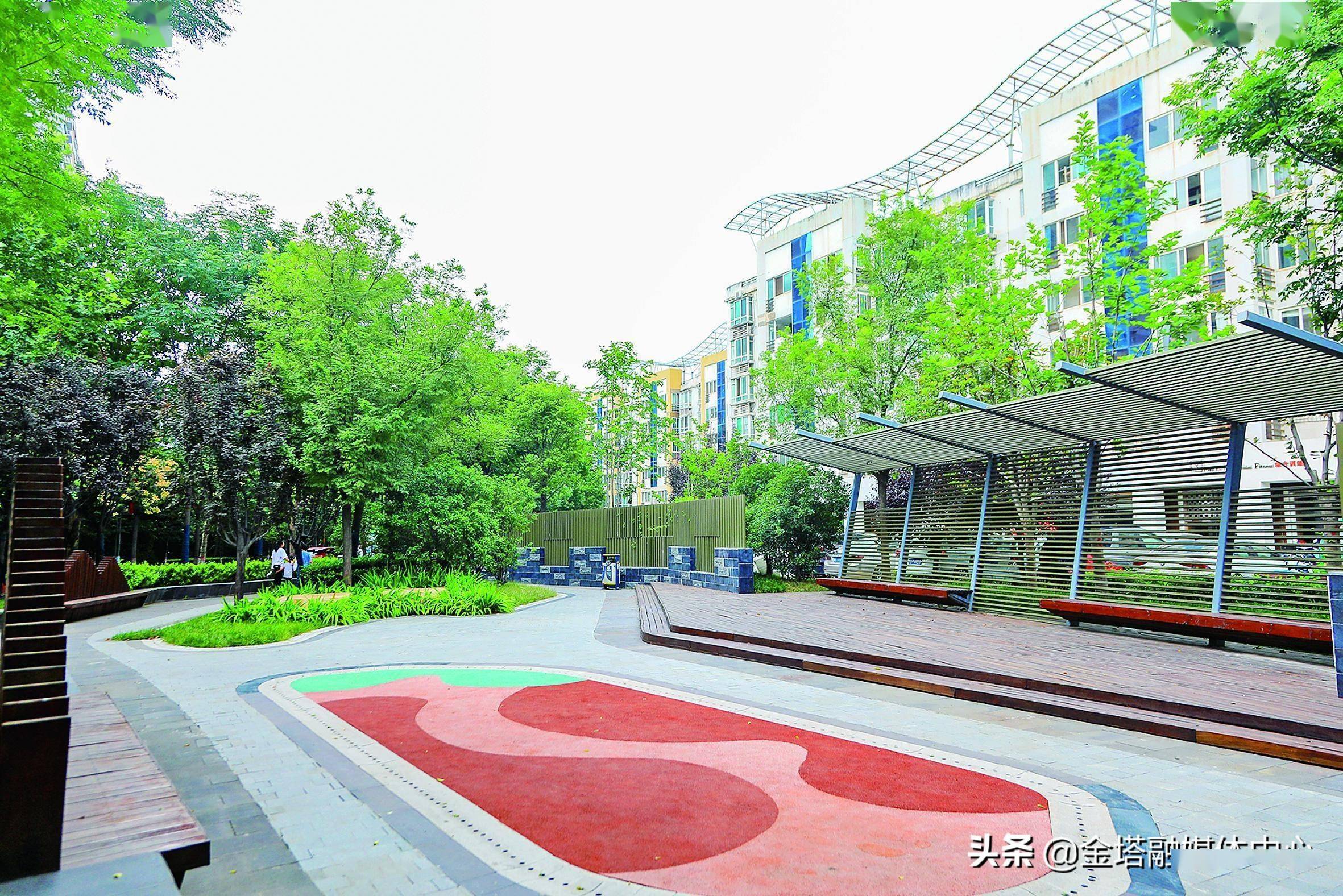 西安高新区小小口袋公园传递微幸福