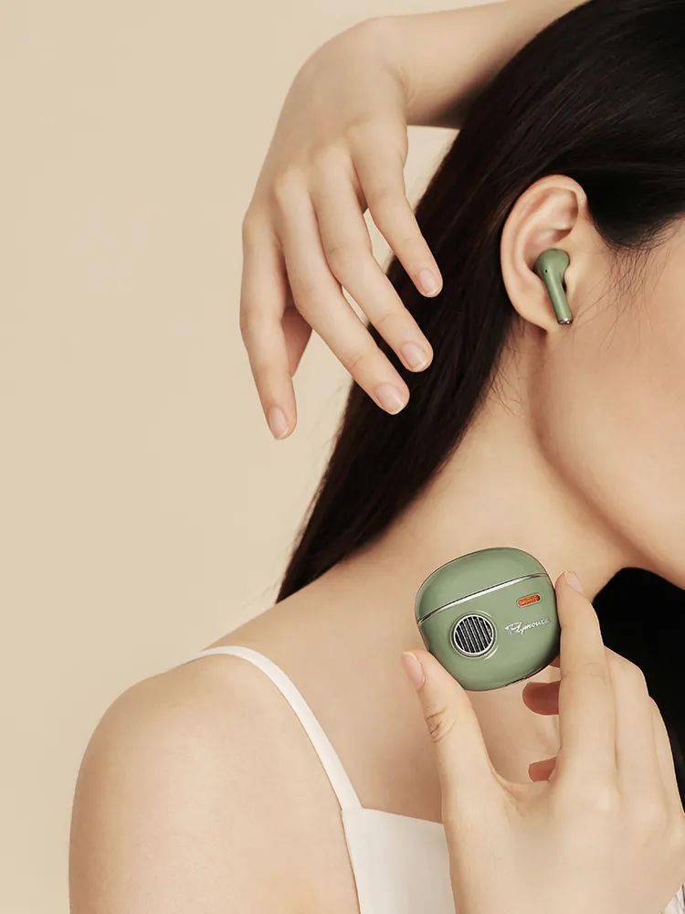 外观|爱到无法自拔！蓝牙5.1双发连接， HiFi发烧音质，复古外观太绝！