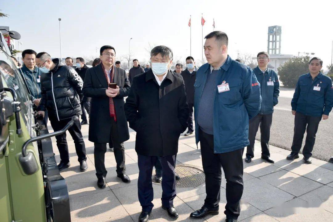 耿涛调研中国重汽集团青岛重工有限公司