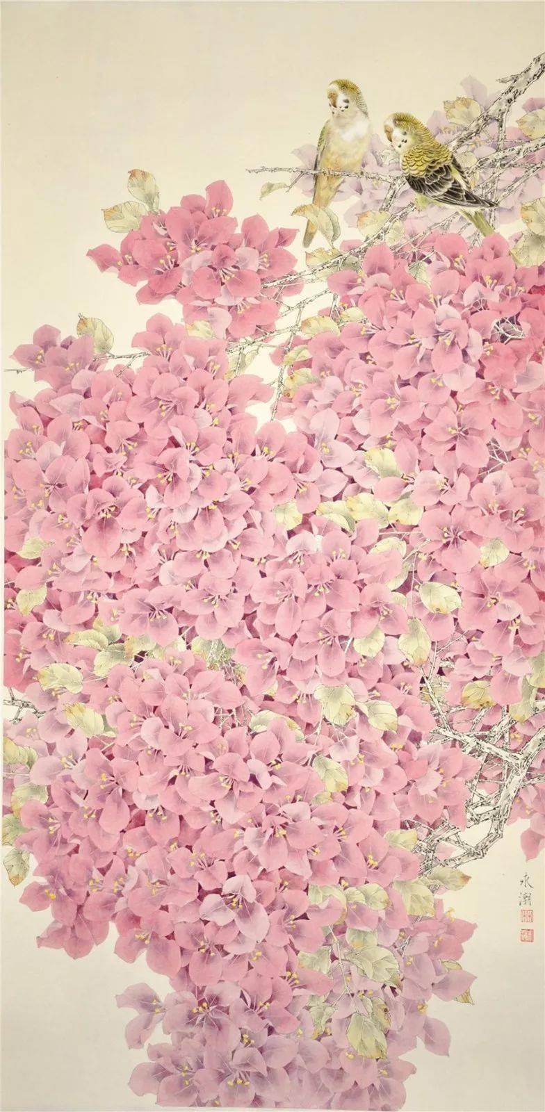 林永潮的工笔花鸟画，可以上溯至两宋的院体画！！！_搜狐网