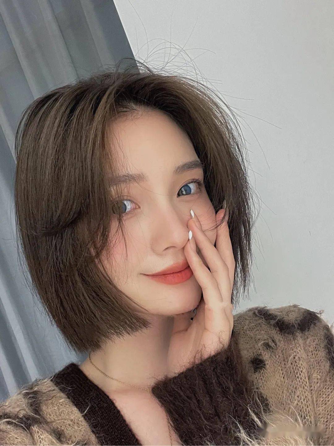 发廊人气初恋齐脖短发