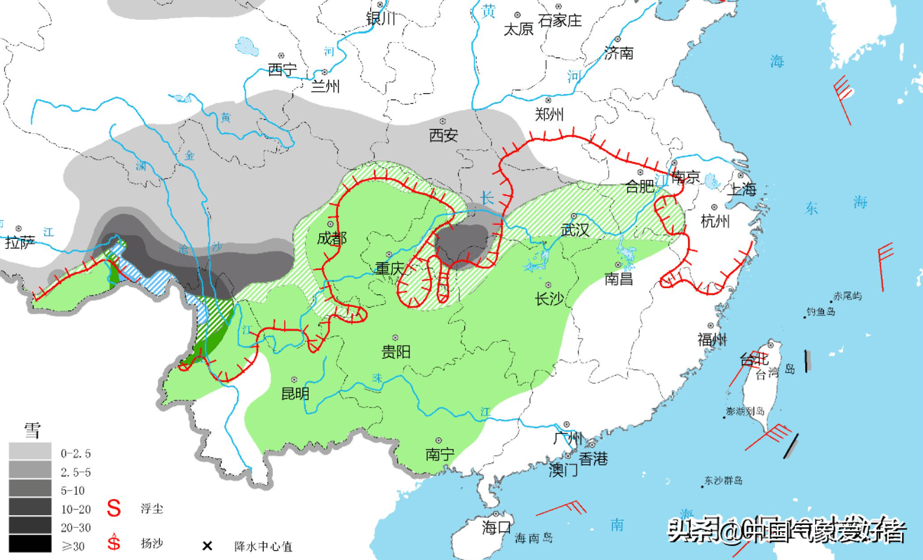 部分地區,總的來說,這場大範圍雨雪天氣裡,將有10餘個省份將出現降雪