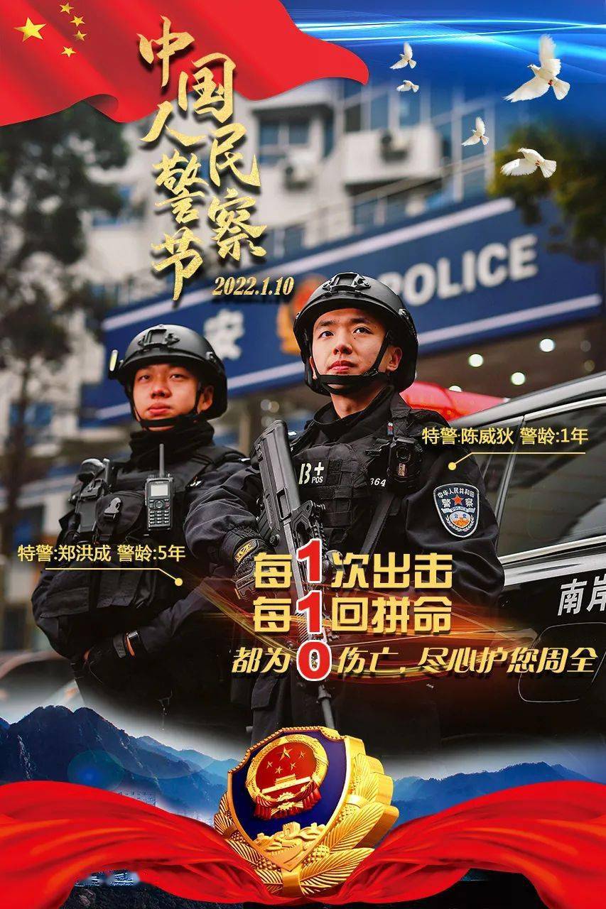 中國人民警察節110是他們的節日也是他們的承諾