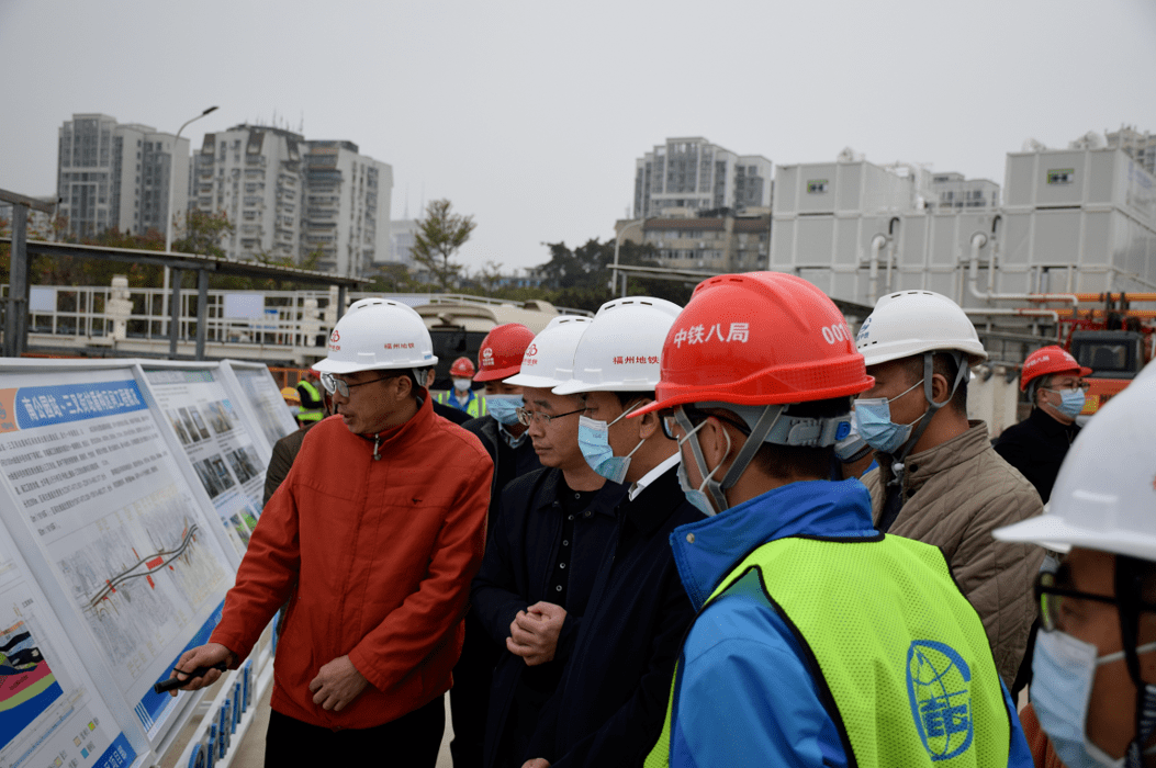 副市长朱训志到滨海快线南公园站检查工作