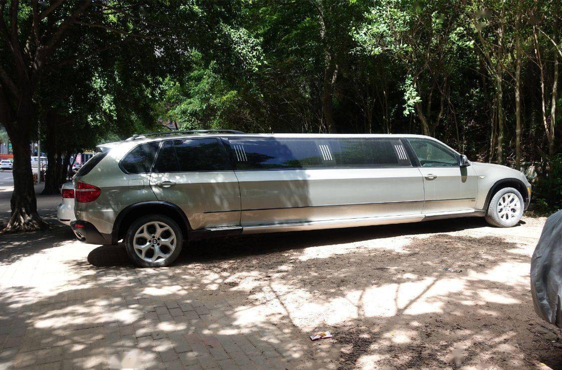 宝马x55加长车,内地只有一辆,被遗弃两年,曾挂浙江牌_搜狐汽车_搜狐网