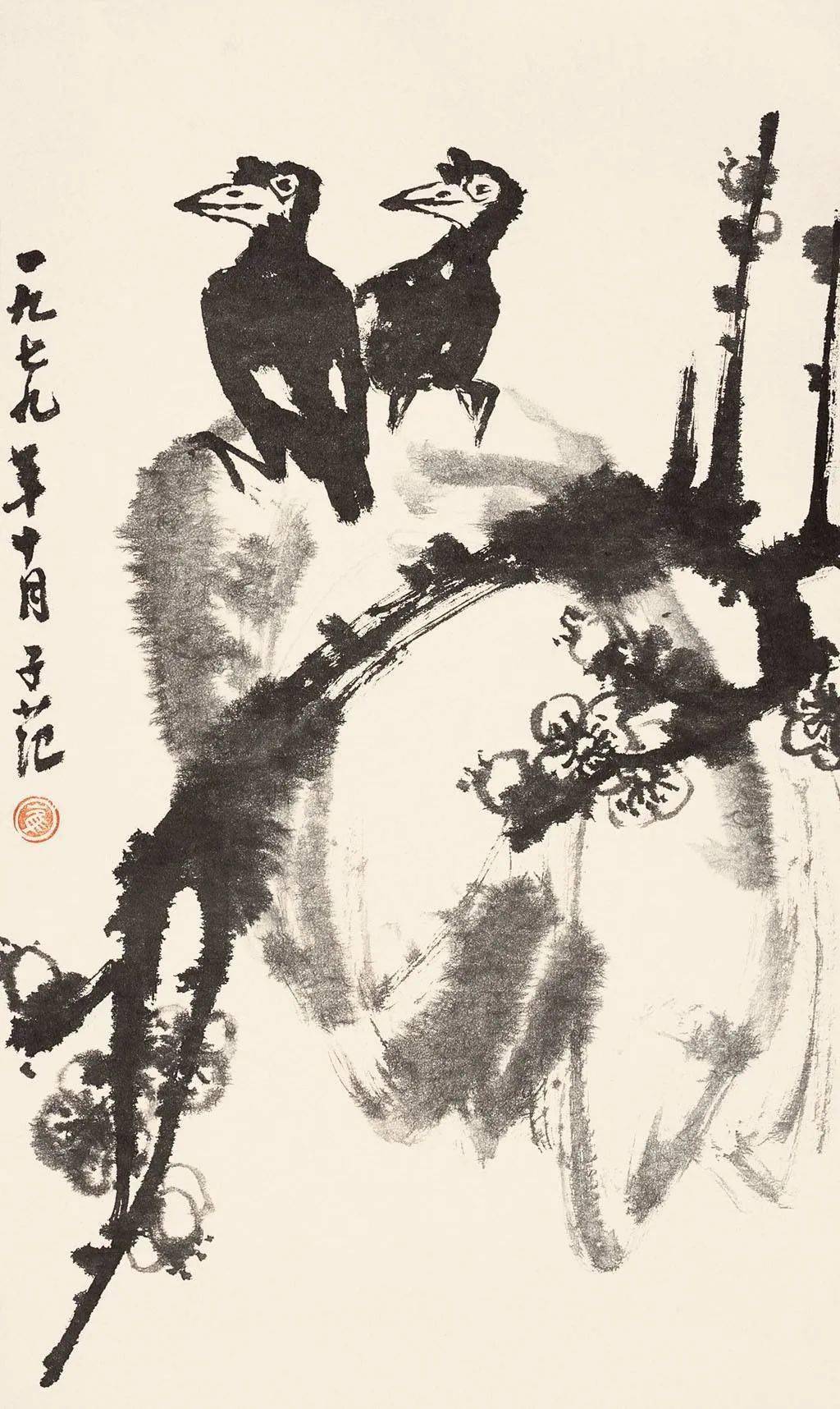 腊月,赏这腊梅图,回味无穷_梅花_朱屺瞻_经纪