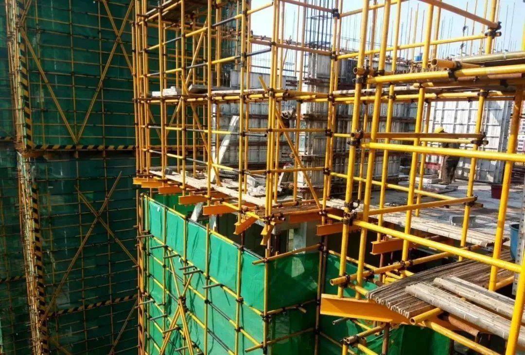 干货分享丨新型花篮式悬挑架施工工艺介绍_工字钢_钢梁_预埋件