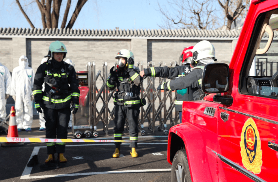 “火眼”5秒报警，石景山一赛事交通枢纽举行消防演习