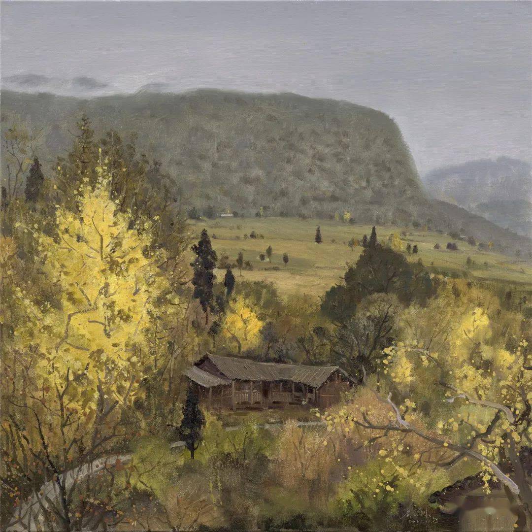 【写生啦】侯宝川2022开年大顺写生新作_cm_油画_布面