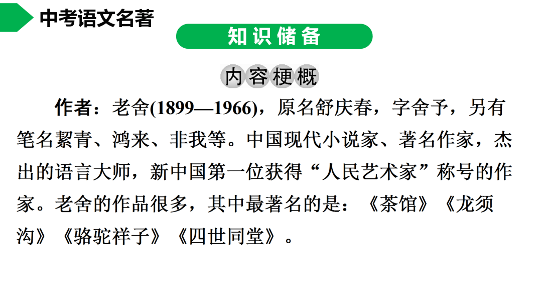 祥子|初中语文 | 七年级下册：《骆驼祥子》名著导读+思维导图 +考点合集，寒假预习必收！