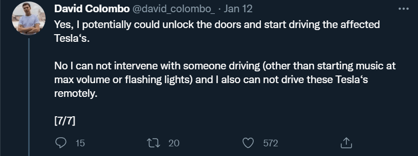 19岁「黑客」连续破解25辆特斯拉：远程控制门窗、灯光、音乐，还能直接开走