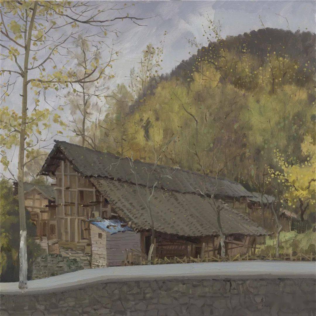 【写生啦】侯宝川2022开年大顺写生新作_cm_油画_布面