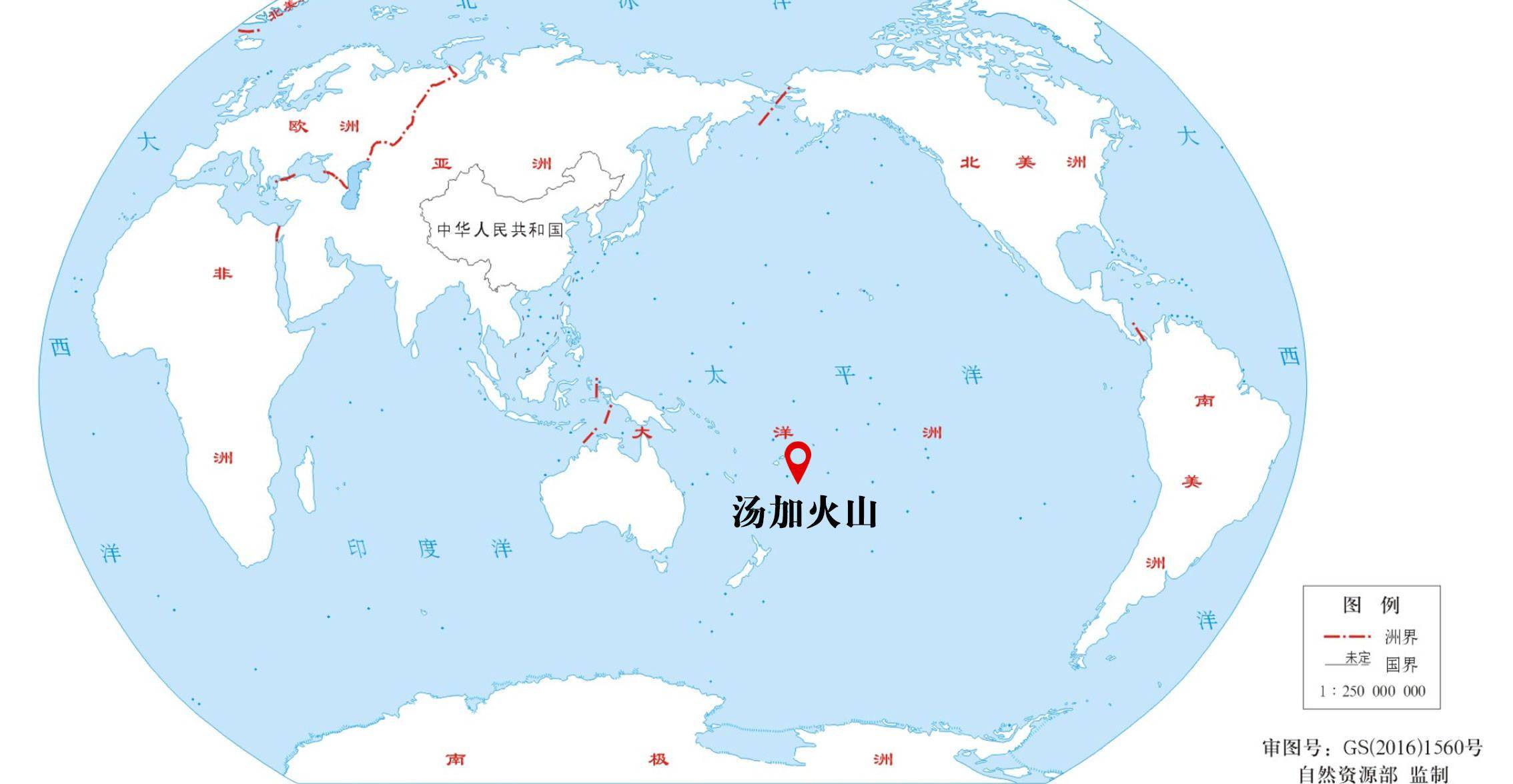 汤加地理位置图片