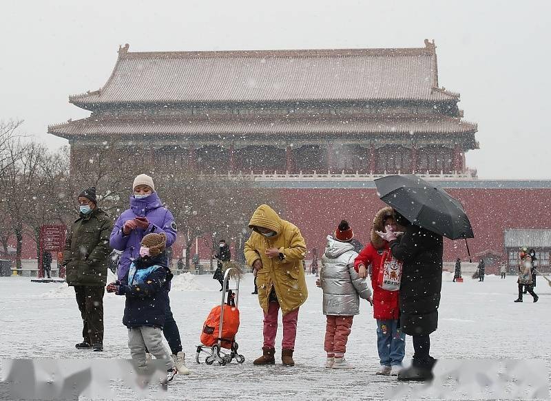 秦立玲|大寒时节，北京故宫迎来2022年初雪