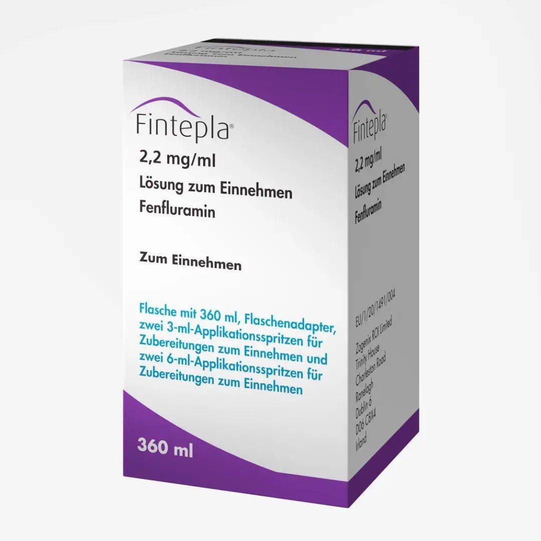 fintepla 是一种含有芬氟拉明的口服溶液,于 2020 年 6 月首次获 fda