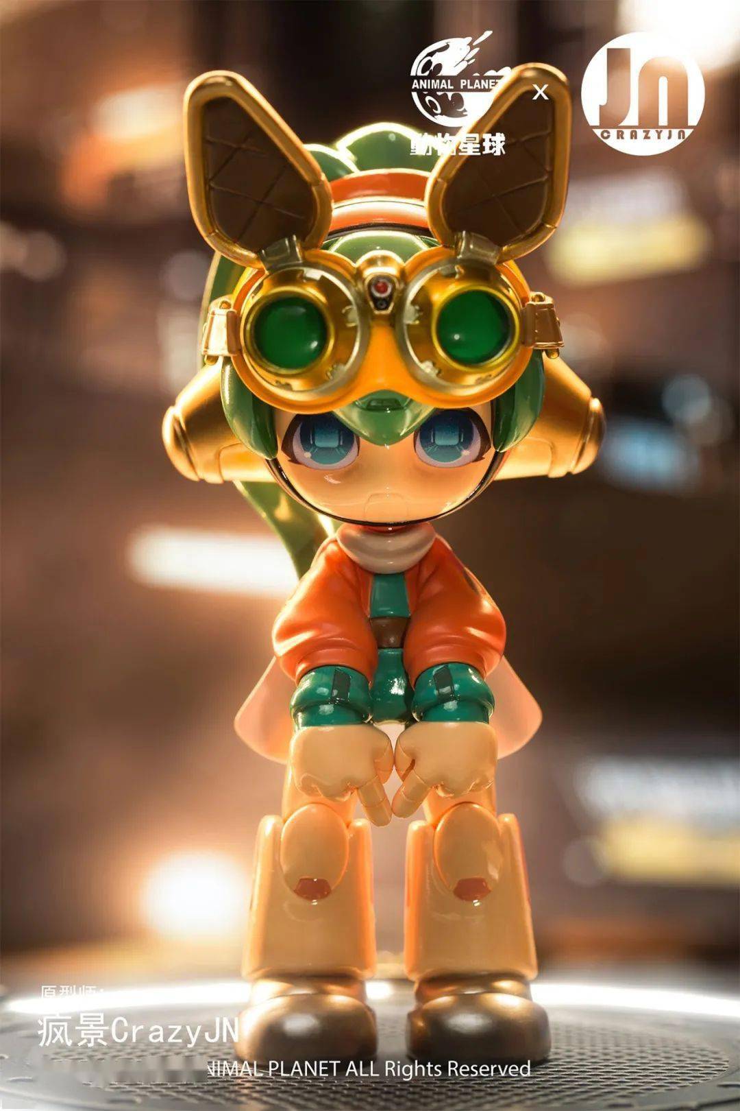 动物星球x疯景CrazyJN TOPUPU机器人，太可爱了怎么办！