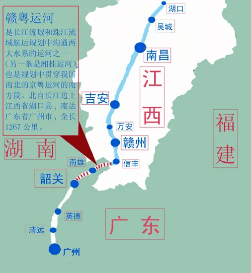《3200亿挖运河，从杭州直通广州，比京杭大运河还长194公里，惠及上亿人，江西起飞？》