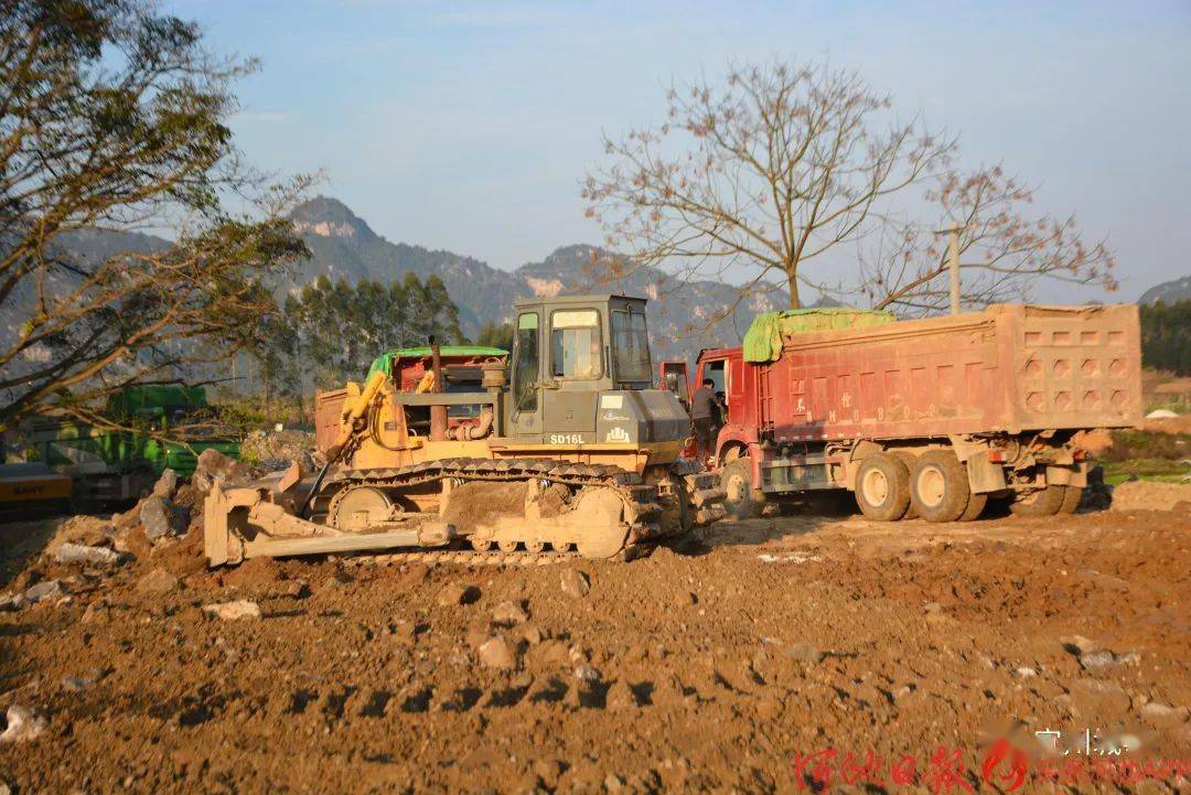 宜州环城路火热施工中!_道路_路基_浙大