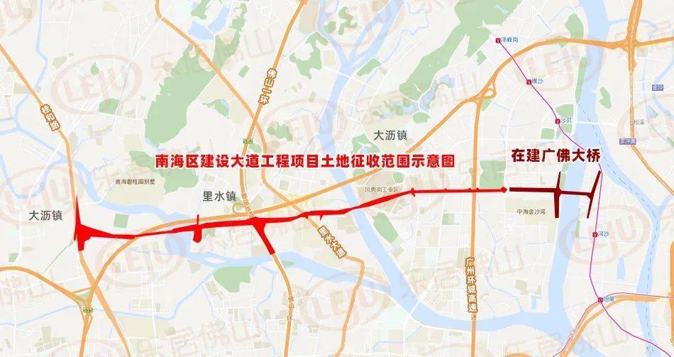 16万㎡起拍大沥金沙洲靓地挂牌白沙村坐等分红周边卖4万