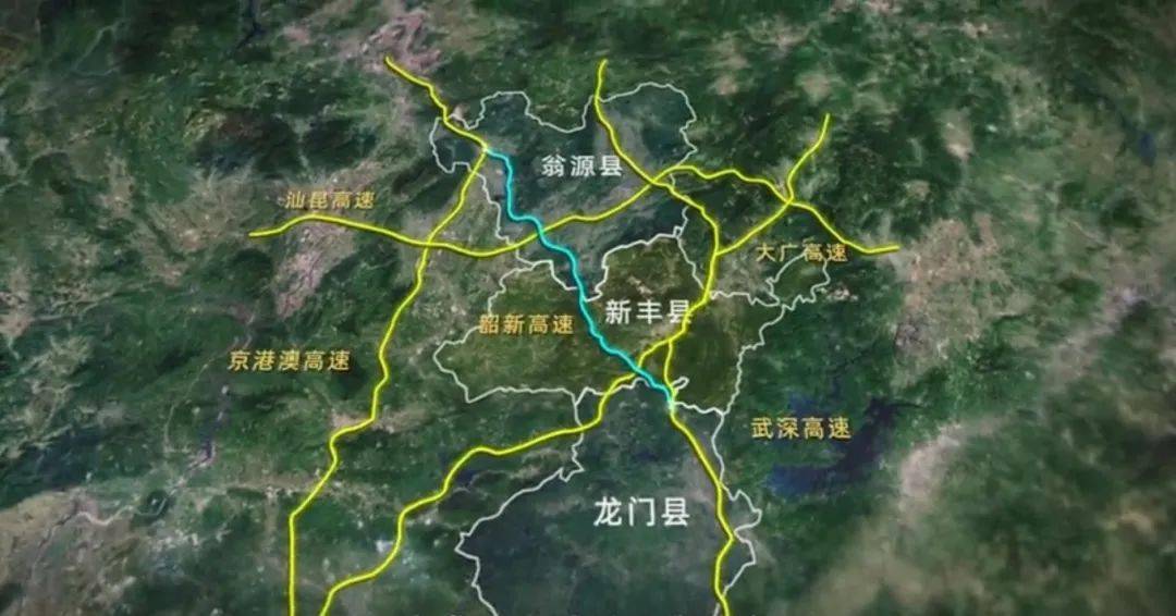 翁源县城环城公路规划图片
