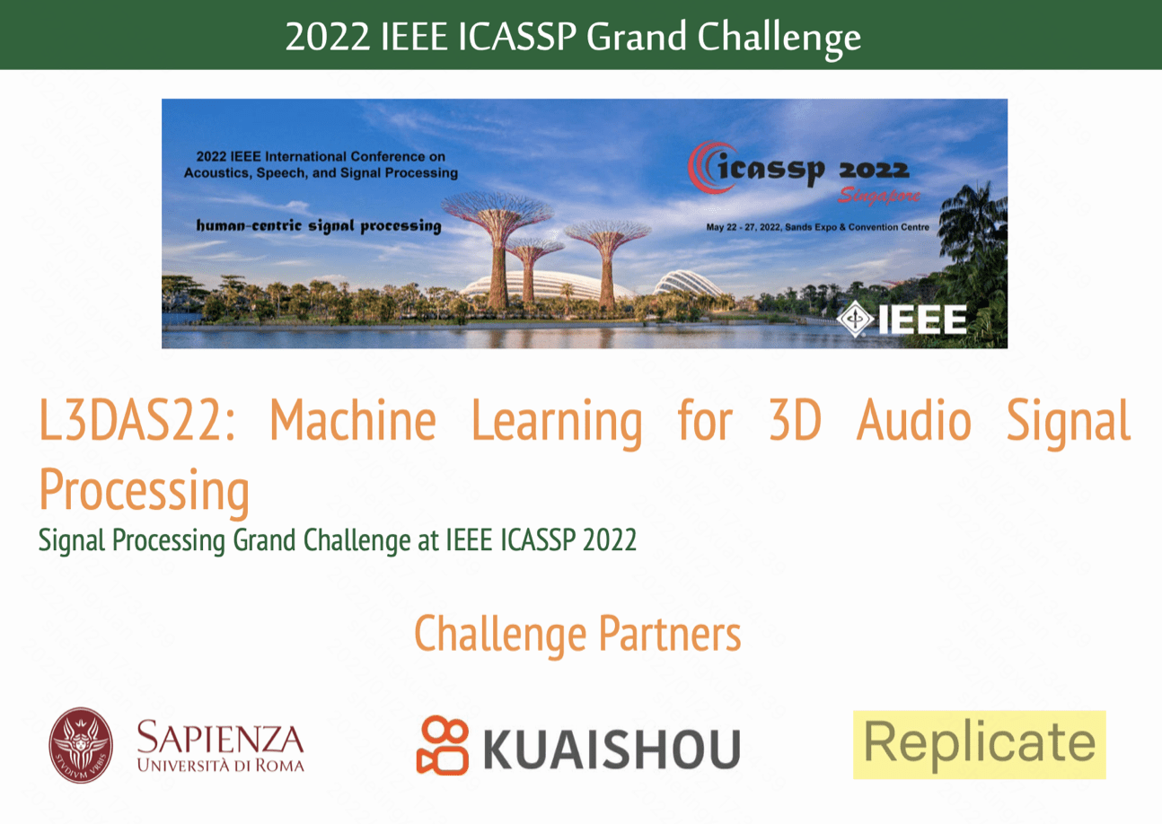 ICASSP 2022 ｜快手聯合發起的深度3D音頻信號處理挑戰賽成就正式發布 科技 第1張