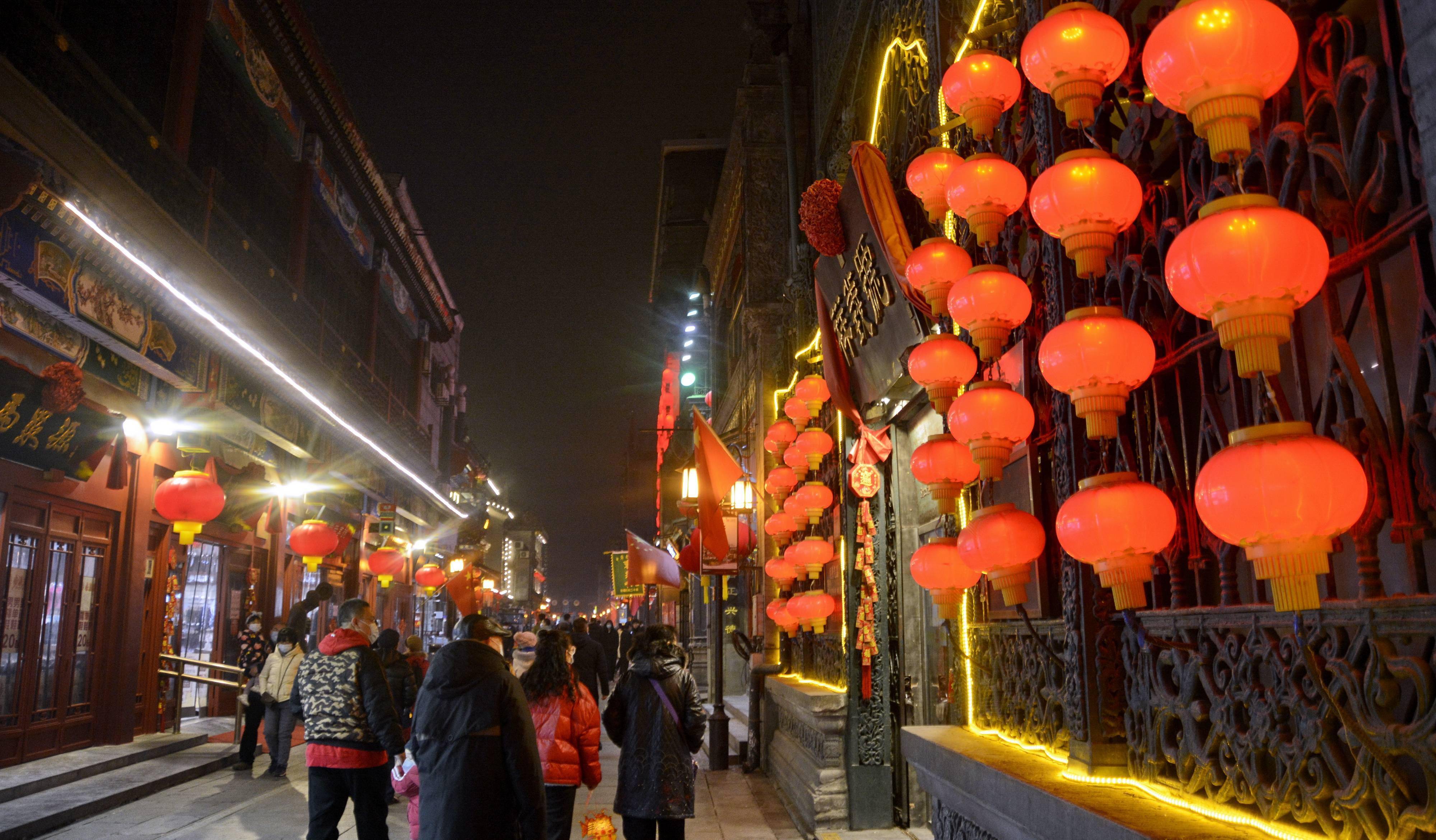 2022北京春节夜景图片