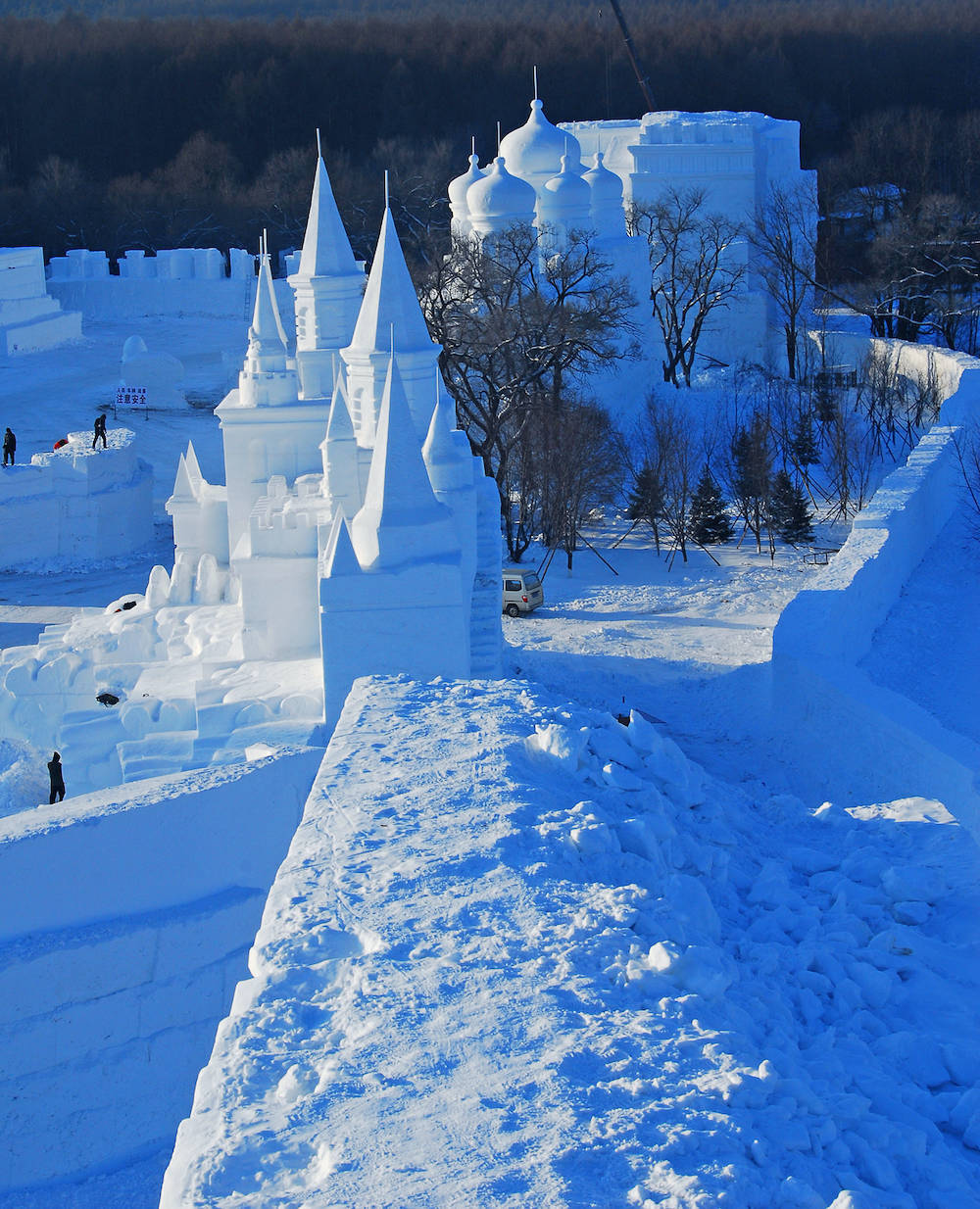 太阳岛|东北冰雪故事 ① 我在太阳岛上做雪雕