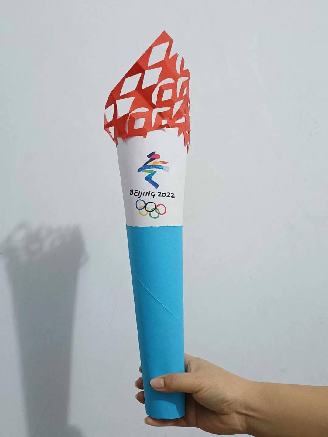 奥运火炬手工制作图片图片