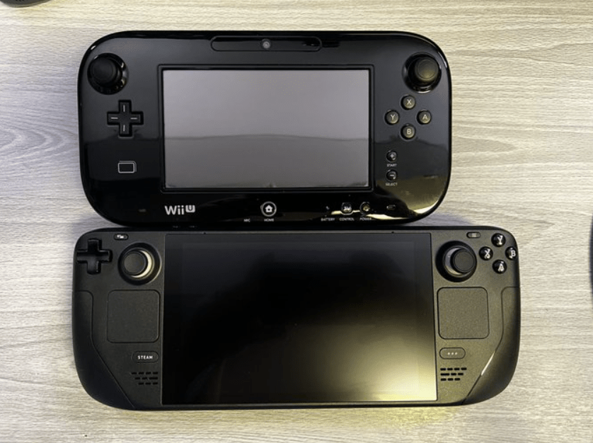 Steam Deck 和 Switch / PSP 等游戏掌机尺寸对比