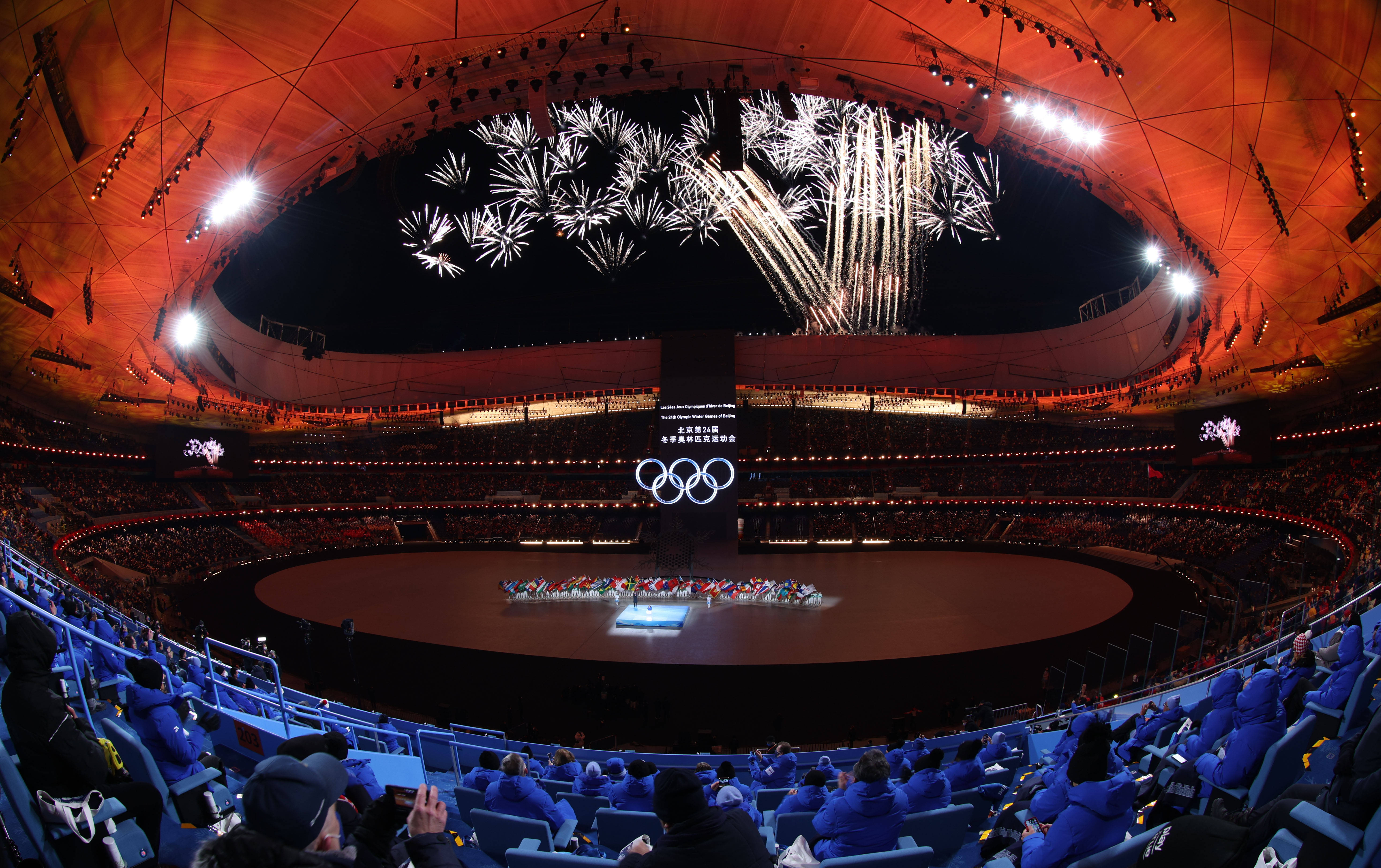 北京冬奥会开幕式科技图片