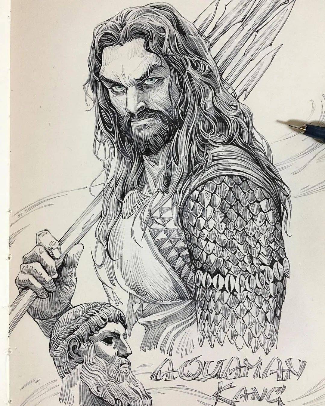 太疯狂了动物线描就该这样画用简单的笔画出超精美的画绝了谁看都受不