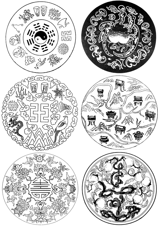 图案线稿中国传统艺术吉祥图案纹样
