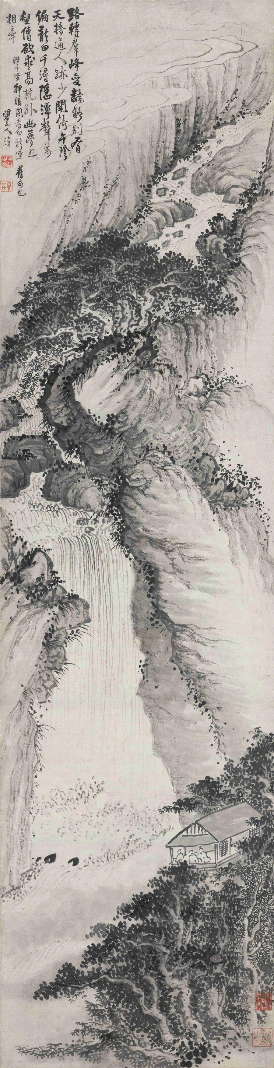 梅清仙气山水欣赏此后,梅石二人开始了二十余年的交往,特别是石涛在