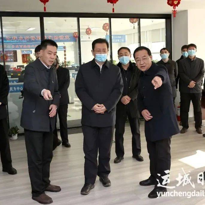 丁小强看望慰问奋战在一线的干部职工_运城_工作_人民