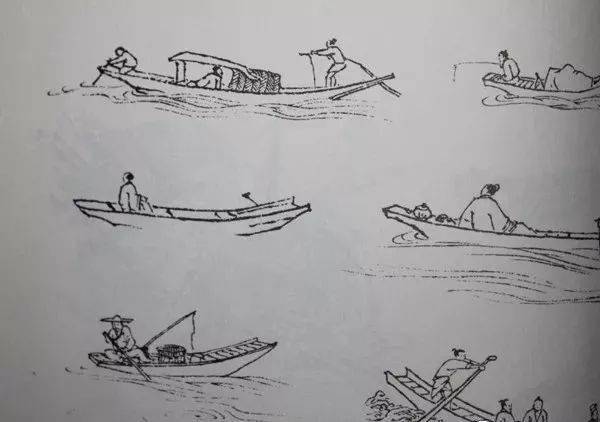 国画教程山水中船的画法