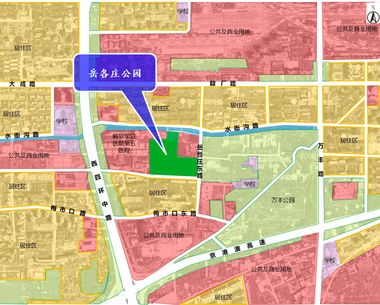 豐臺區2022年全齡友好型公園-嶽各莊公園規劃設計方案公開徵求意見