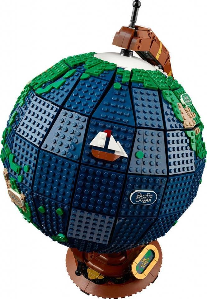 模玩资讯：LEGO 21332 Ideas 系列「地球仪」The Globe