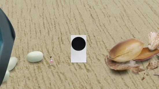 Xbox|XBOX官方互动整活 比原子还小的Xbox Series S