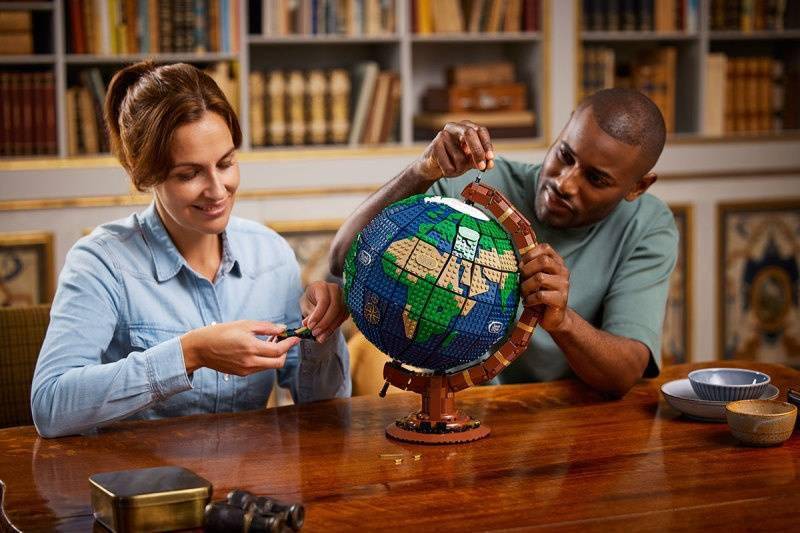 模玩资讯：LEGO 21332 Ideas 系列「地球仪」The Globe