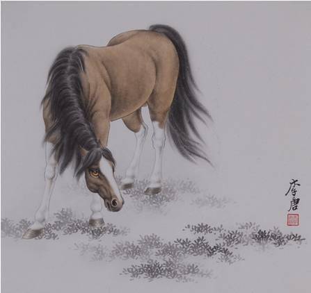 著名工笔画家李唐之十二生肖欣赏