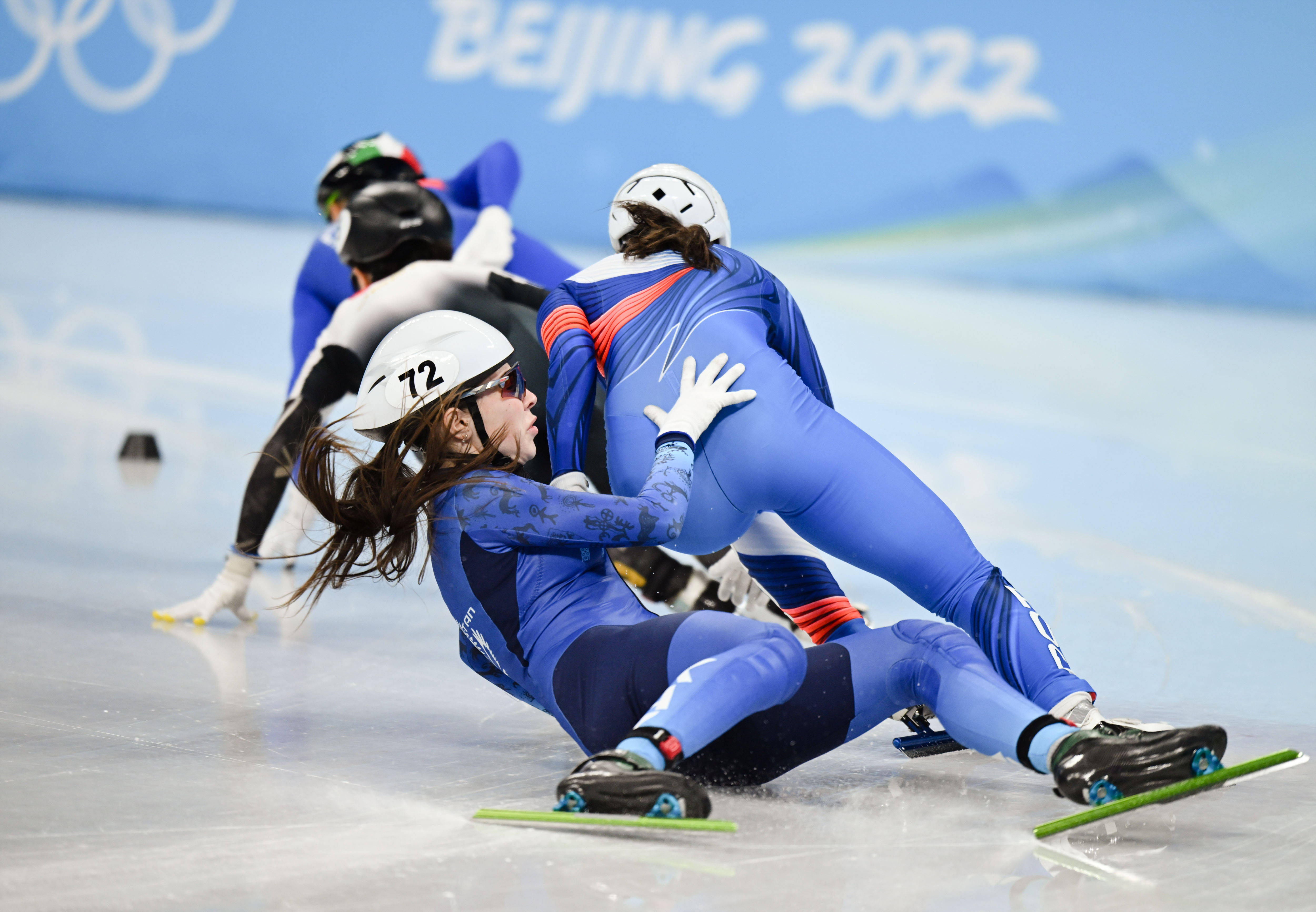 女子短道速滑1000米图片