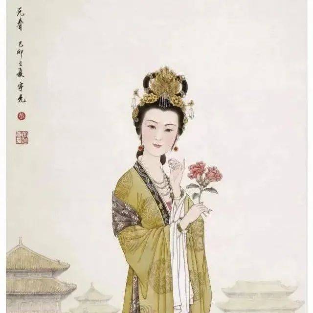 工笔十二金钗_国艺_艺术_国家