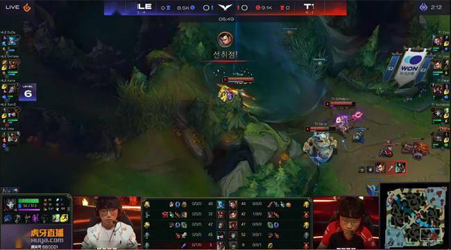 中路|LOL-LCK：Faker维克托致命射线融化后排，T1 2-1击败HLE豪取七连胜