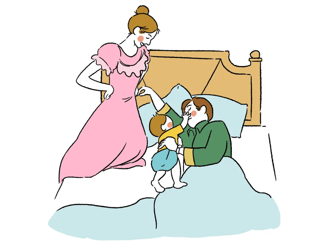 病痛折磨痛苦的样子,做家长的只能干着急,真的是"病在儿身,痛在娘心"